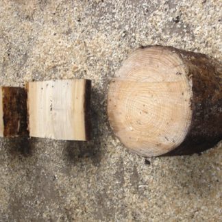 half cut (split) hard firewood for wood burners, log stoves, fireplace and firepit